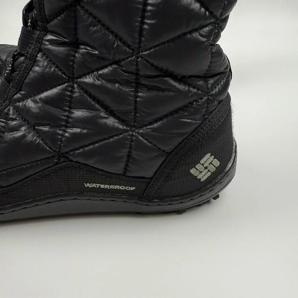 Columbia Powder‎ Summit II Mid Insulated Waterproof Winter Boots Black Sz 9.5